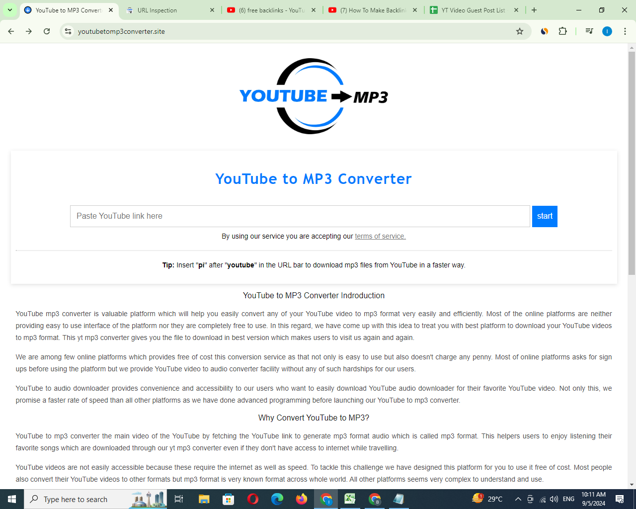 YouTube to MP3 Converter